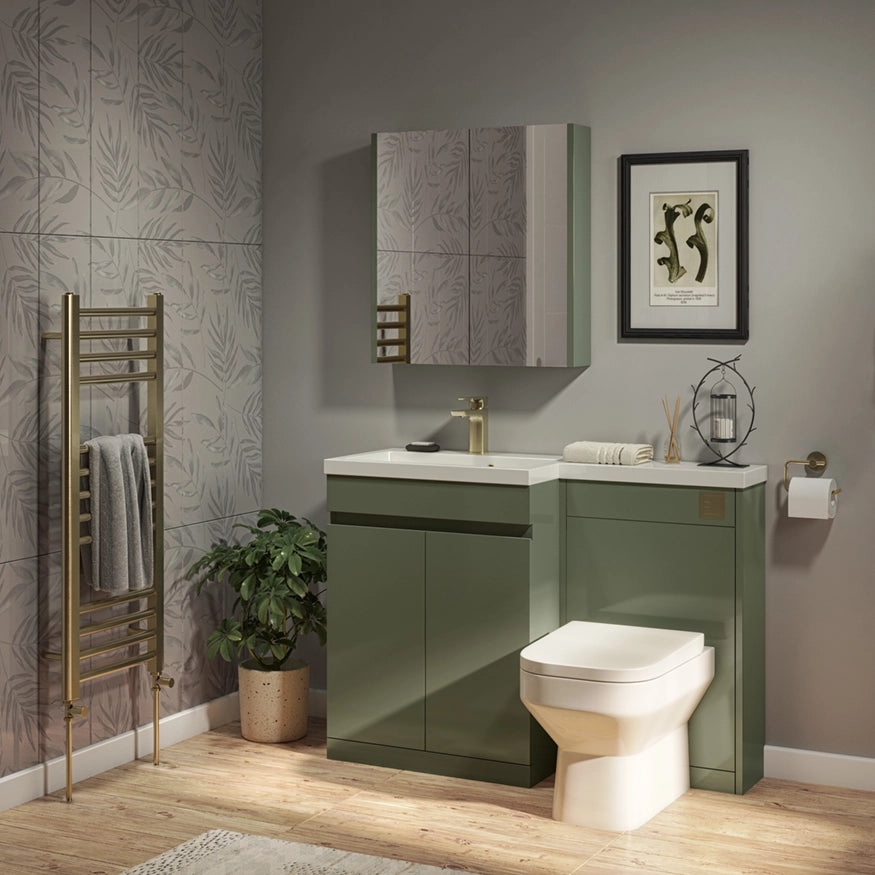 Shenley 500mm x 830mm x 220mm WC Unit Only - Savannah Green