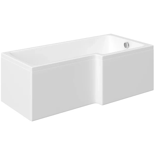 Kingsmead Geode 1500mm x 850mm L Shaped Bath Right Hand