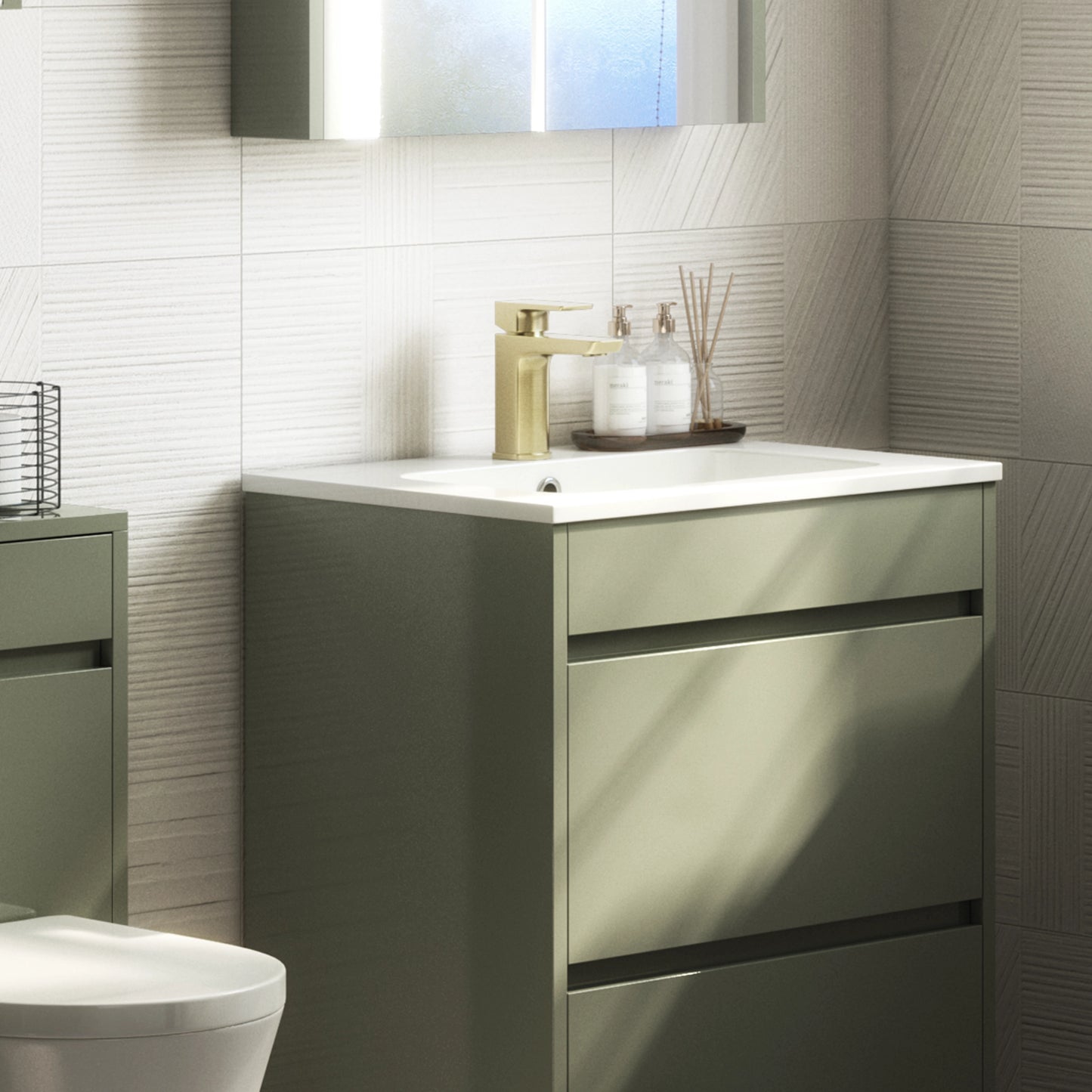 Hazeley PVD Coated Mono Basin Mixer w/ Pop Up Waste - Brushed Brass