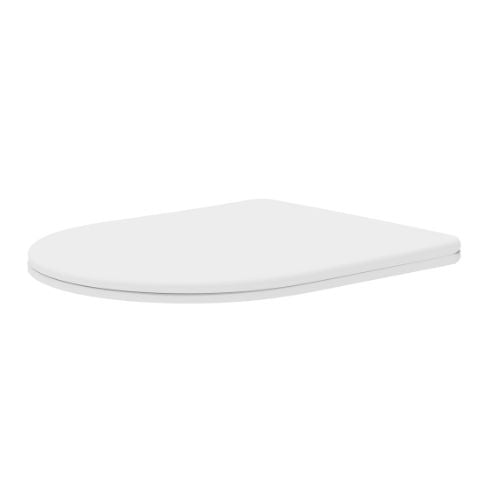 Howe D Shape Smooth Sandwich Soft Close Seat - White