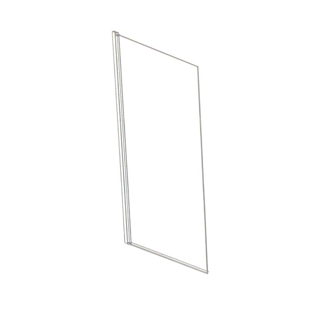 Walton 6mm x 800mm x 1400mm Square Bath Screen