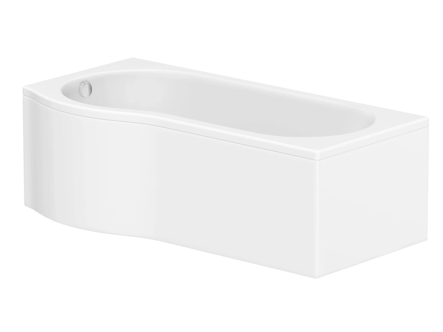 Swan Broughton 1700mm x 850mm P Shaped Bath