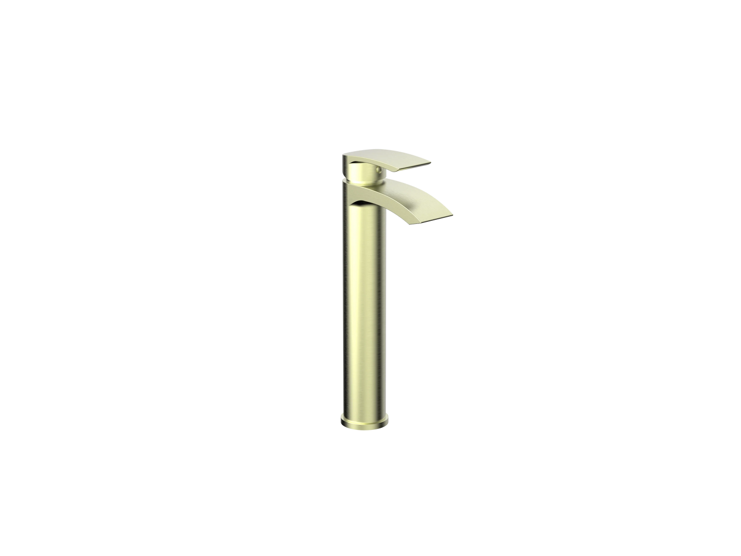 Swan Linford PVD Coated Tall Mono Basin Mixer w/ Pop Up Waste - Brushed Brass