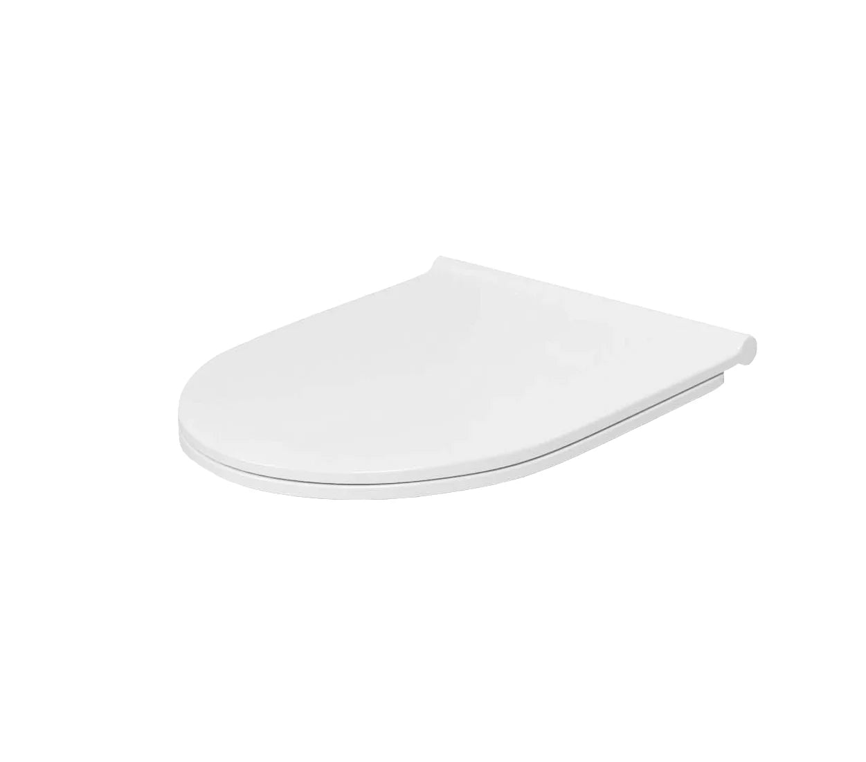 Swan Willen D Shape Slim Soft Close Seat - White
