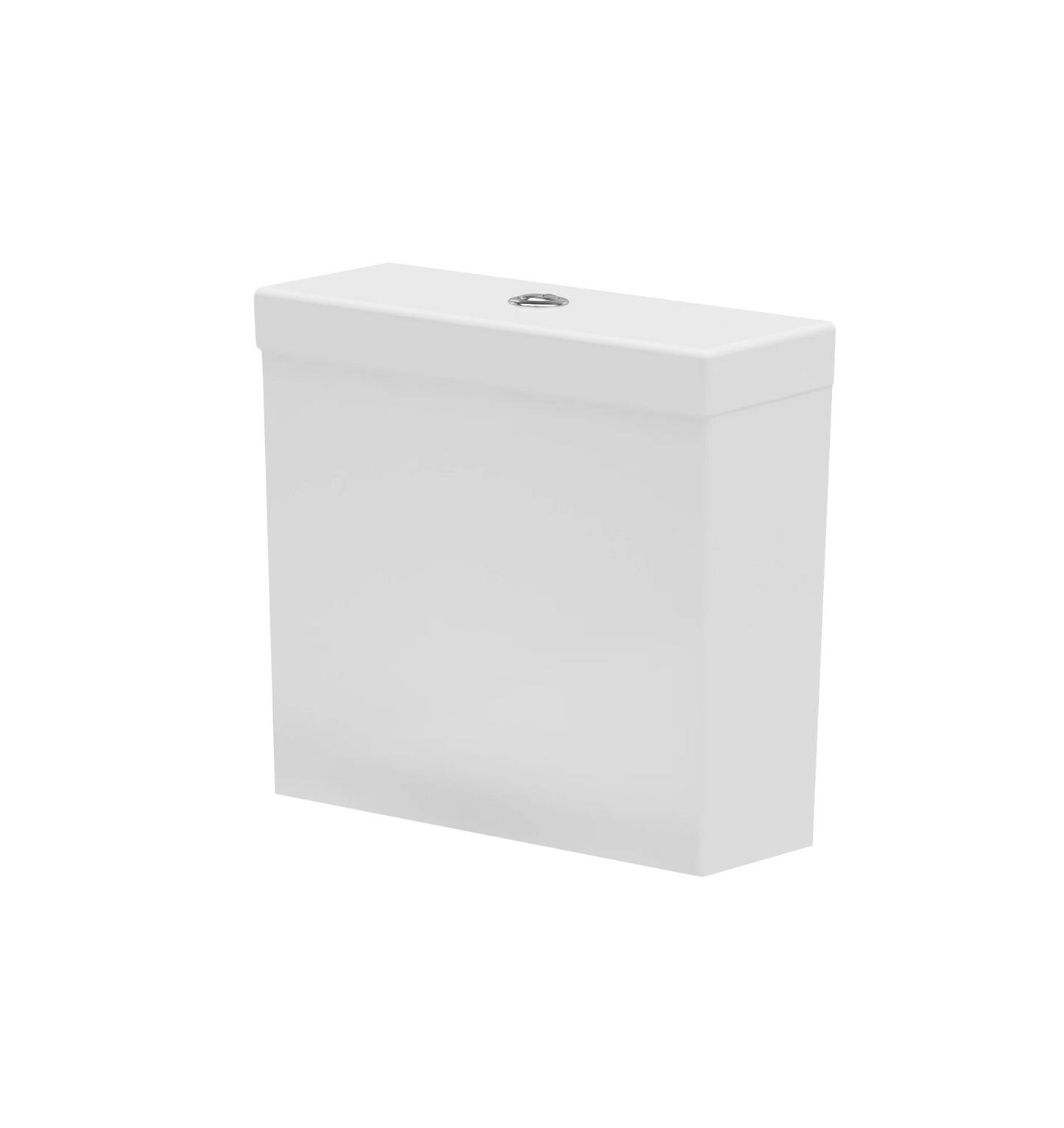 Swan Lodge Square 380mm x 380mm 6/4L Dual Flush Cistern & Mechanism - White