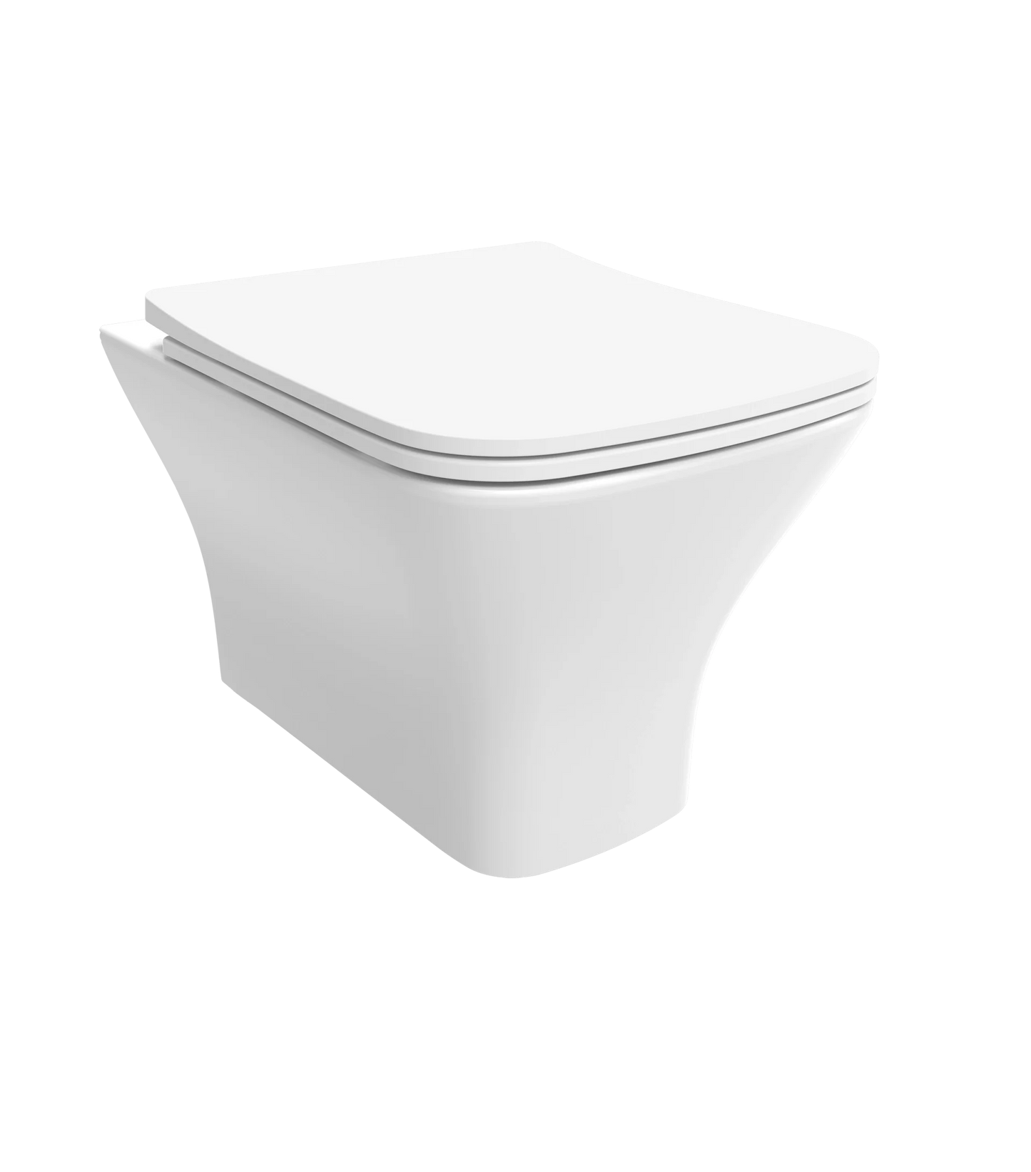 Swan Lodge Square 315mm x 500mm x 360mm Wall Hung WC Pan - White