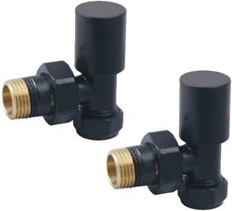 Swan TMV Non-Thermostatic Angled Valve - Black