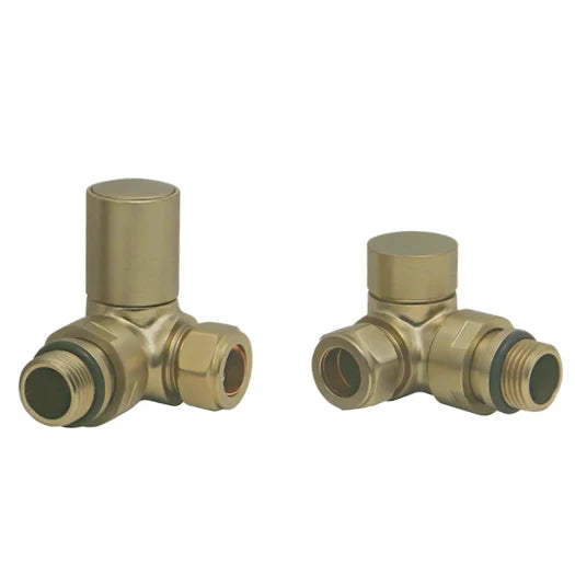 Swan TMV Non-Thermostatic Corner Valve - Brushed Brass