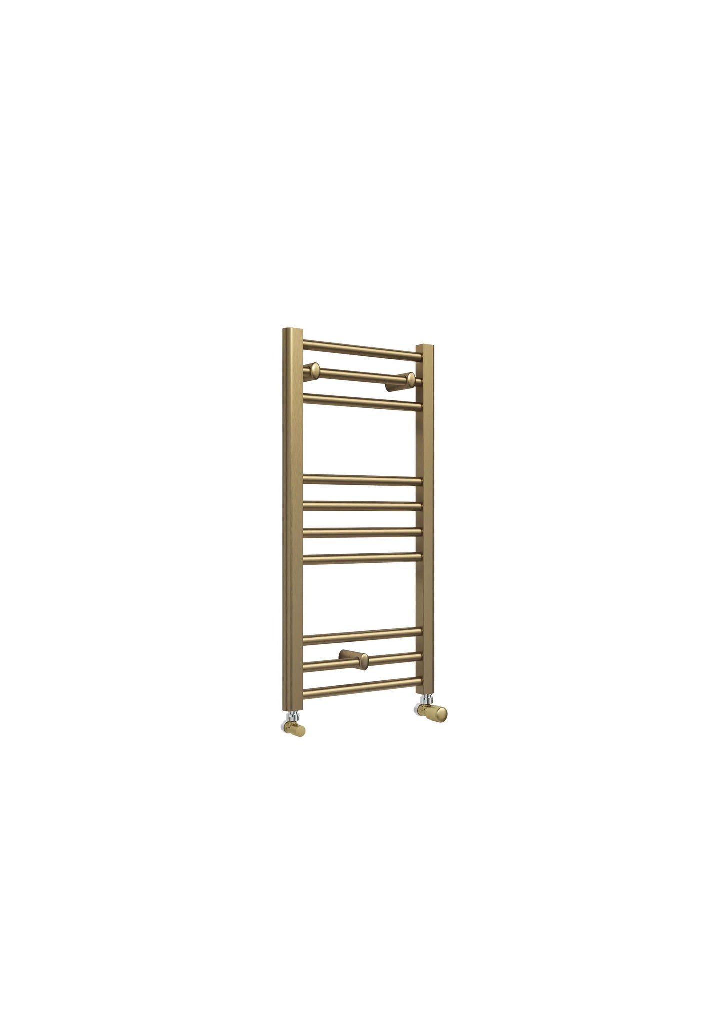 Swan Campbell Straight 800 x 400mm Towel Warmer - Brass