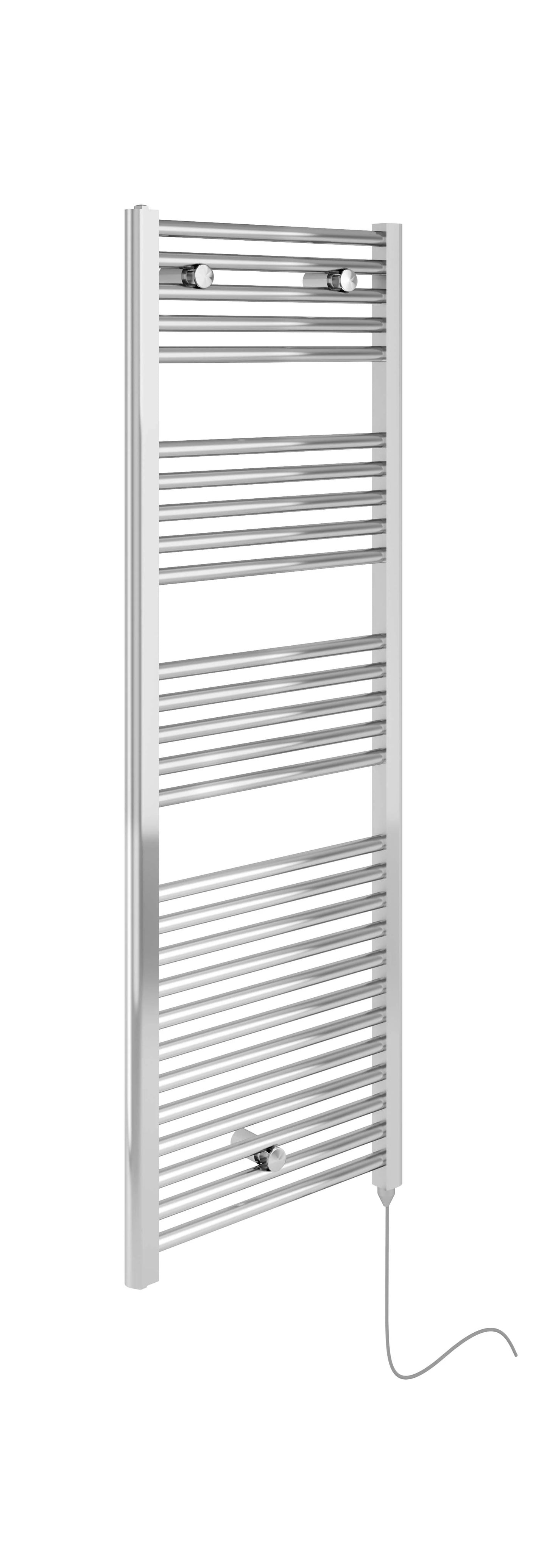 Swan Campbell Electric 1375 x 480mm Towel Warmer - Chrome
