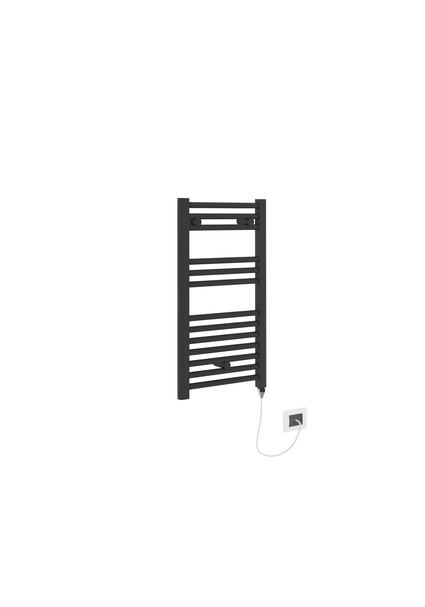 Swan Campbell Electric 720 x 400mm Towel Warmer - Matt Black