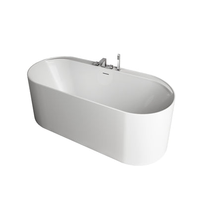 Emberton 1700mm x 750mm Freestanding Bath - Gloss White