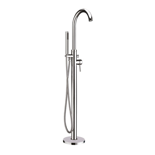 Elfield Freestanding Bath Tap with Showerhead - Chrome