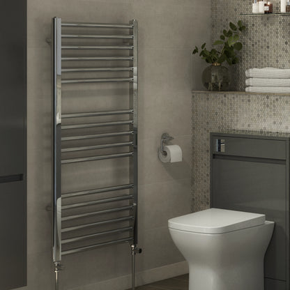 Campbell Straight 1200 x 600mm Towel Warmer - Chrome