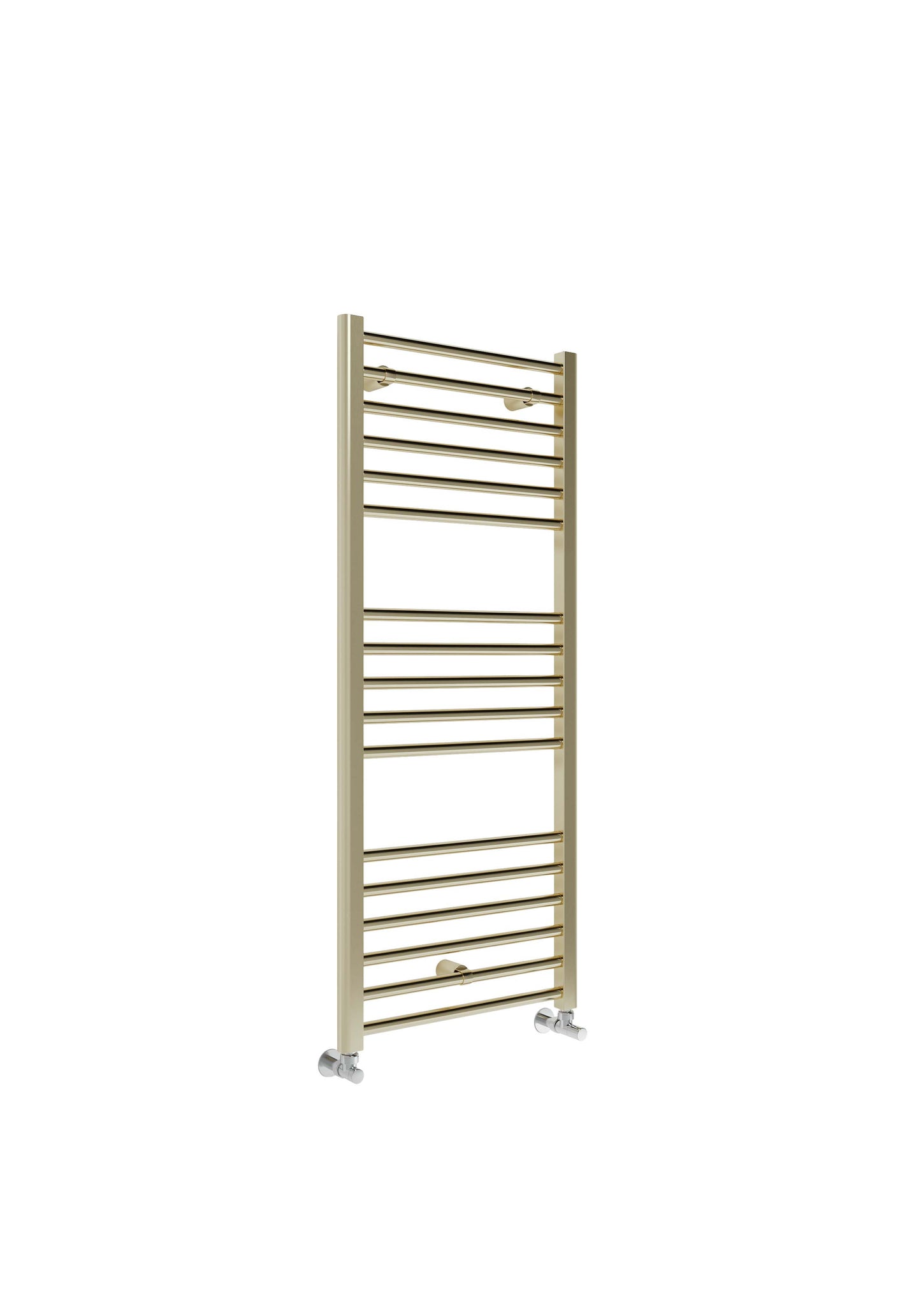 Campbell Straight Brushed Brass Towel Warmer