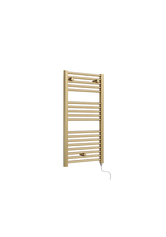 Campbell Electric Brushed Brass Towel Warmer