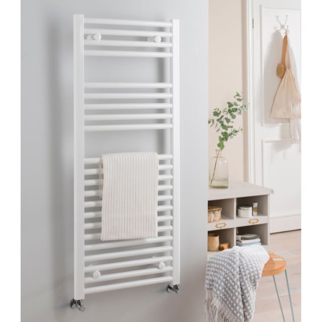 Bletcham Straight White Towel Warmer