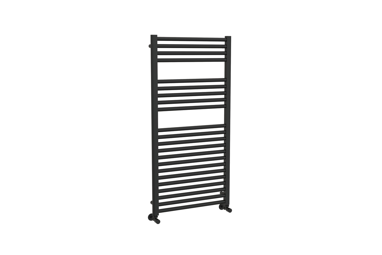 Bletcham Ladder Matt Black Towel Warmer