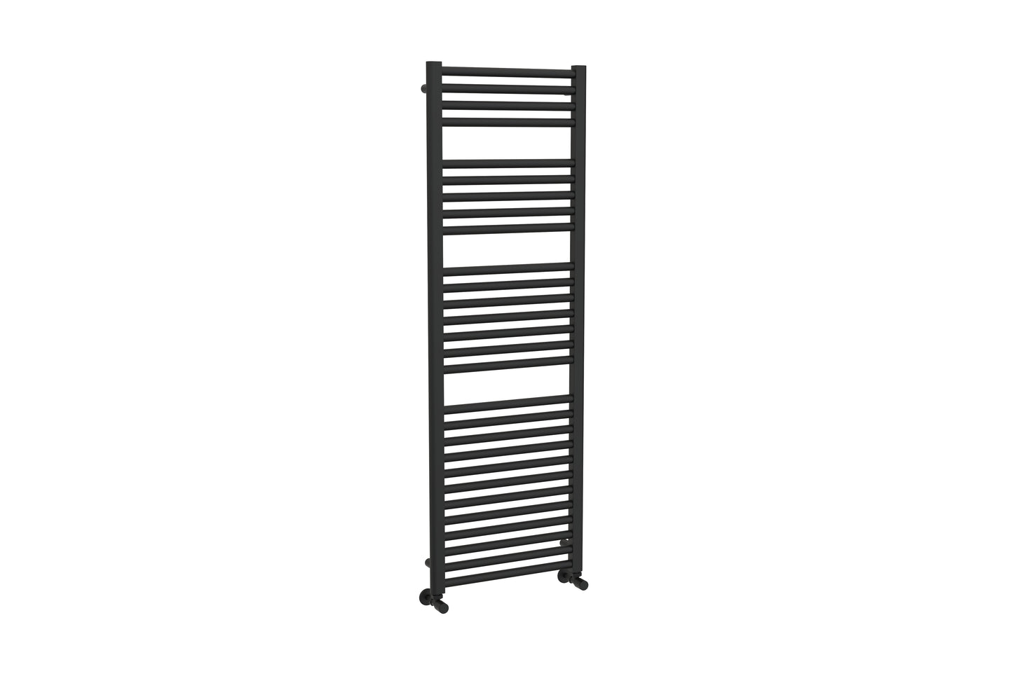 Bletcham Ladder Matt Black Towel Warmer
