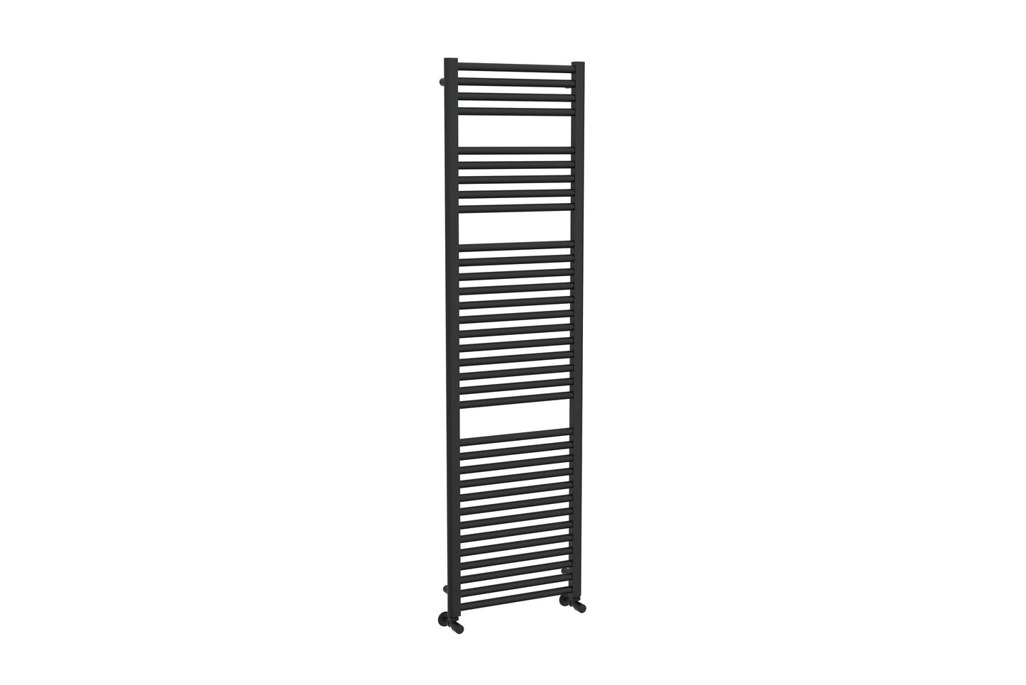 Bletcham Ladder Matt Black Towel Warmer