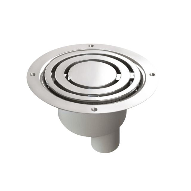 Swan By Impey Vinyl Drain Gravity vertical - Chrome
