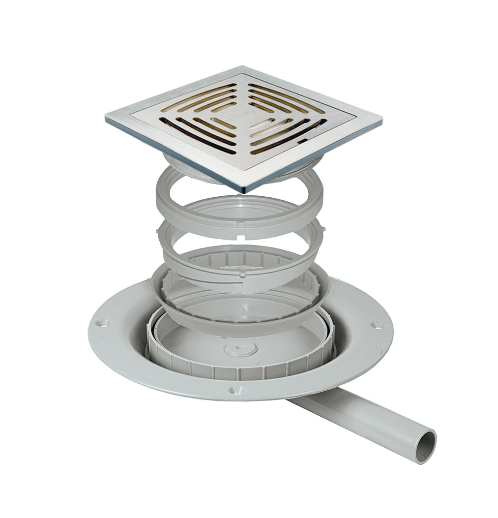 Swan By Impey Quad Tiled Drain Slim for pumped waste
