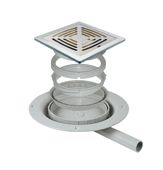 Swan By Impey Quad Tiled Drain Slim for pumped waste