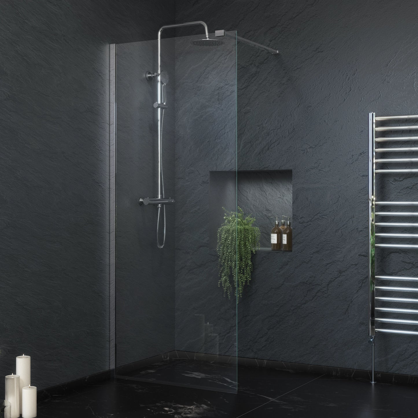 Walton 8mm x 900mm Wetroom Panel