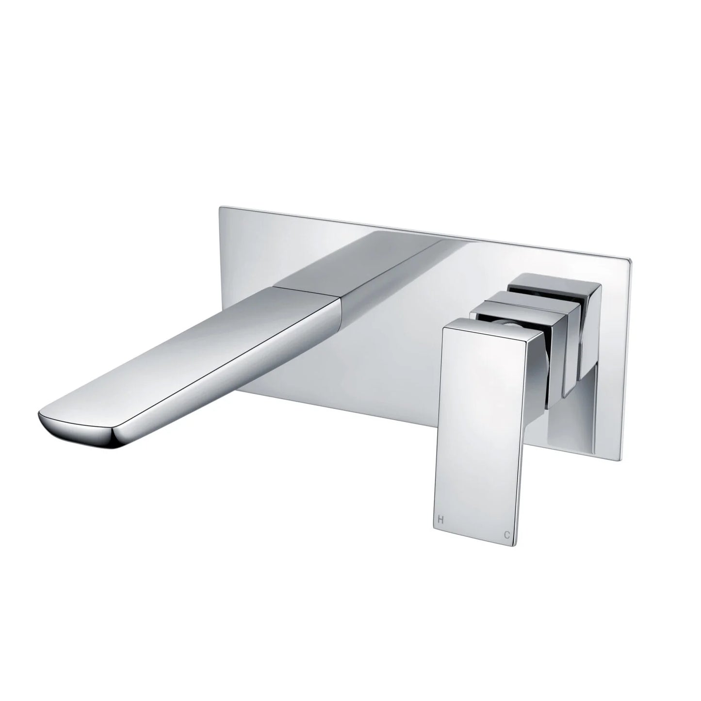 Swan Hazeley Wall Mounted Bath Filler - Chrome 