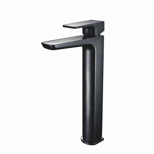 Swan Hazeley Electroplated Tall Mono Basin Mixer w/ Pop Up Waste - Black