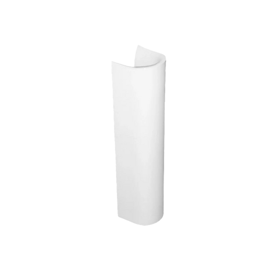 Swan Howe 660mm x 165mm Full Pedestal - White