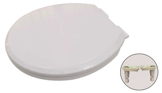 Swan Howe Oval Smooth Soft Close Seat - White