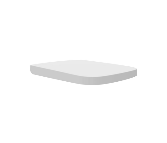 Swan Lodge Square Wrapover Soft Close Seat  - White