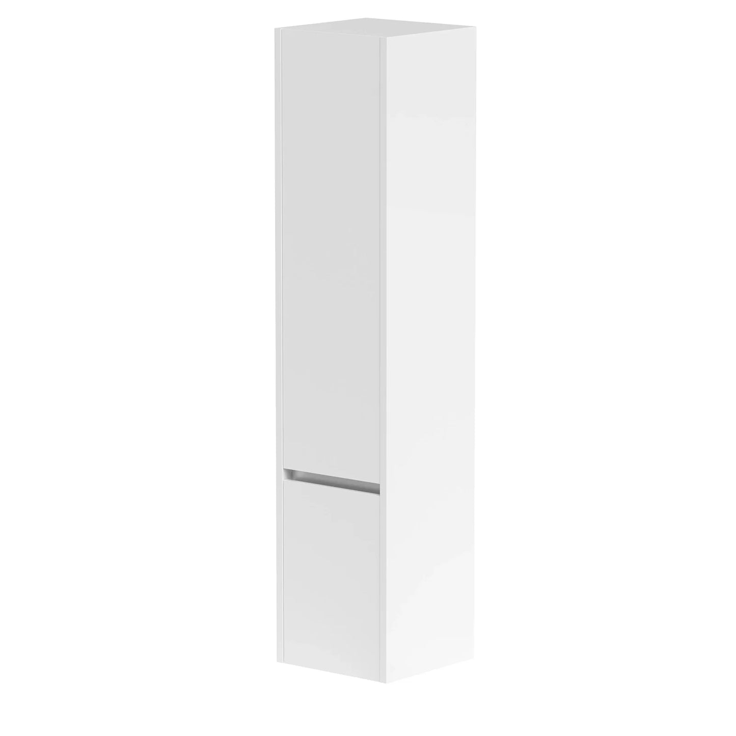 Swan Glebe 1625mm x 380mm x 375mm 2 Door Tall Boy Storage Unit - Matt White