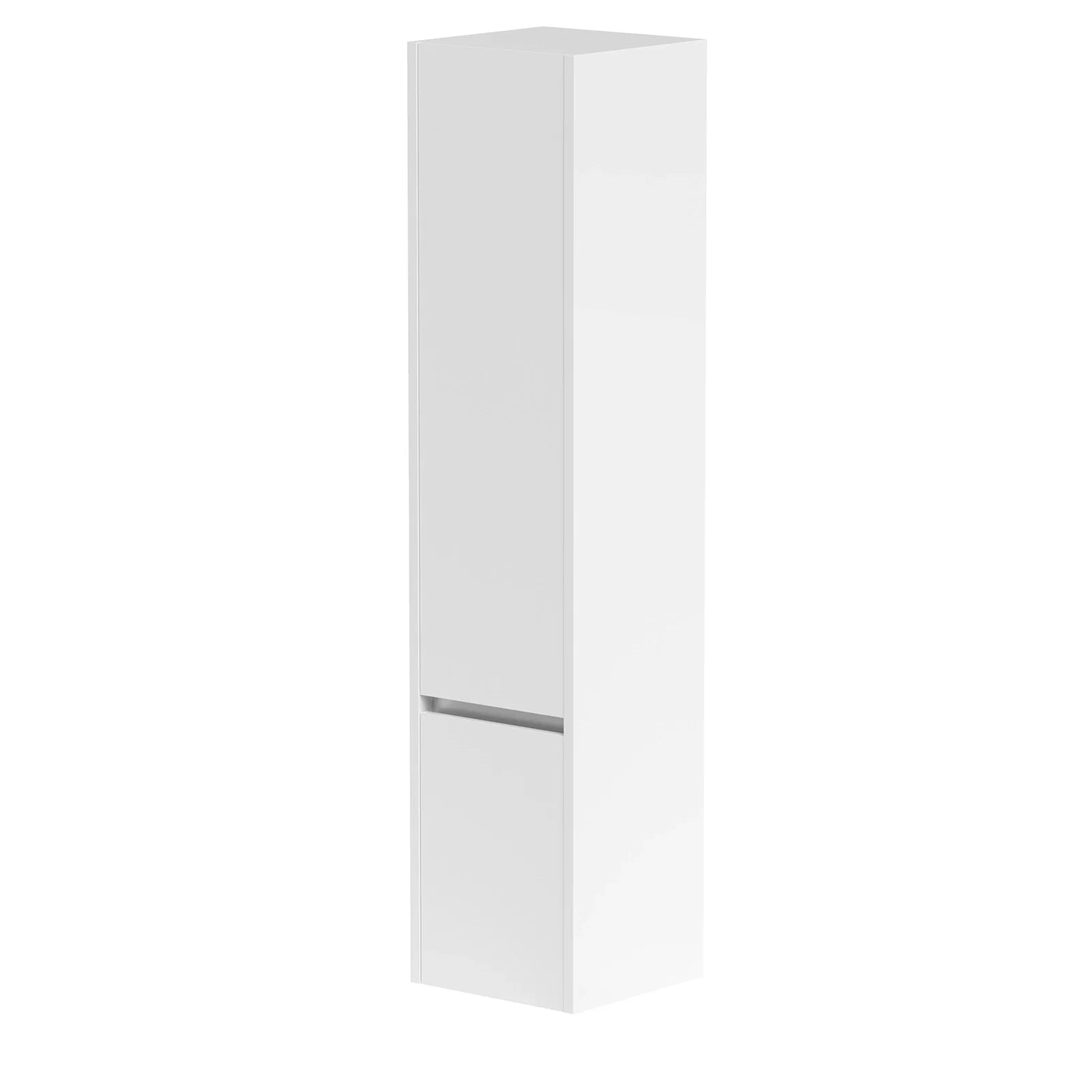 Swan Glebe 1625mm x 380mm x 375mm 2 Door Tall Boy Storage Unit - Matt White