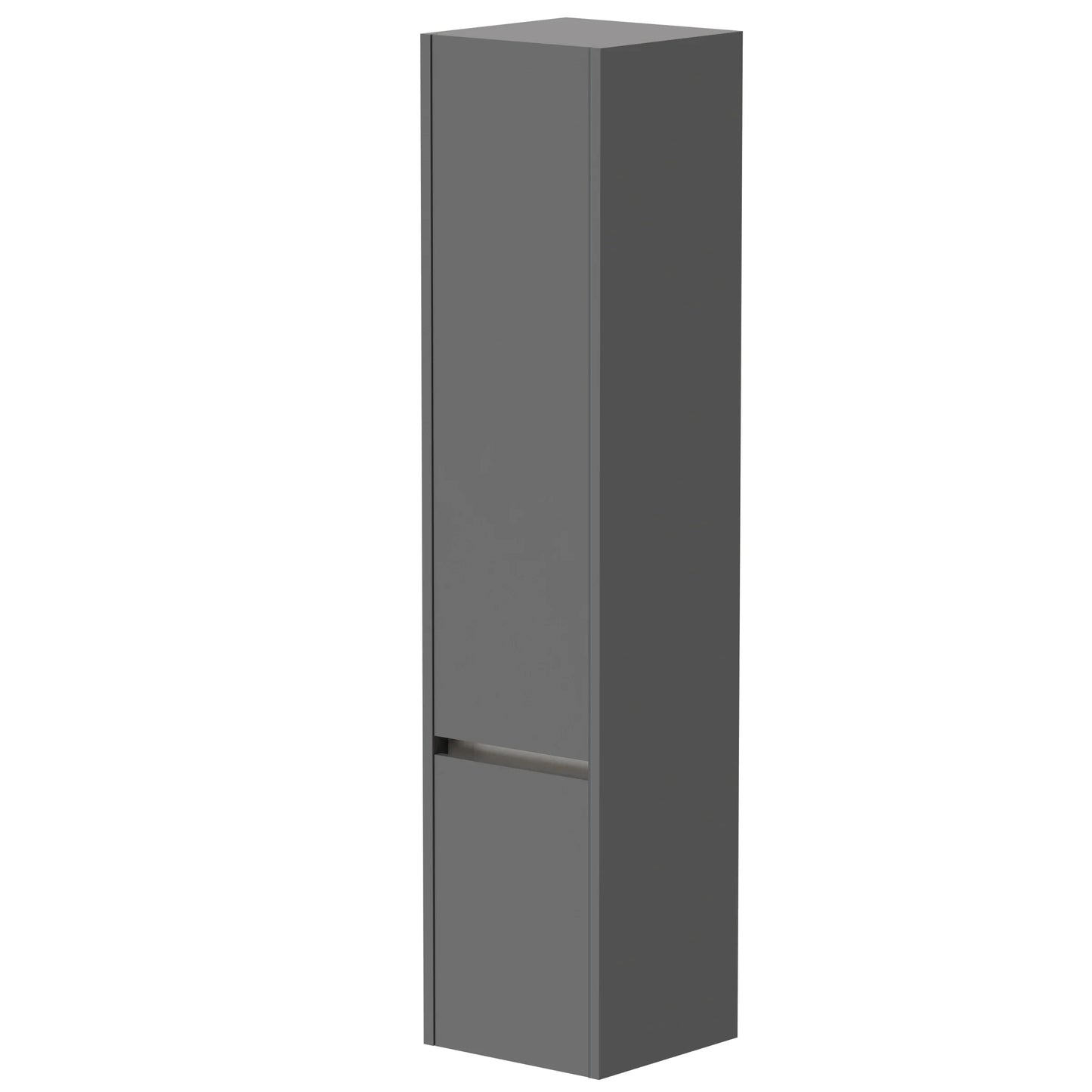 Swan Glebe 1625mm x 380mm x 375mm 2 Door Tall Boy Storage Unit - Matt Grey