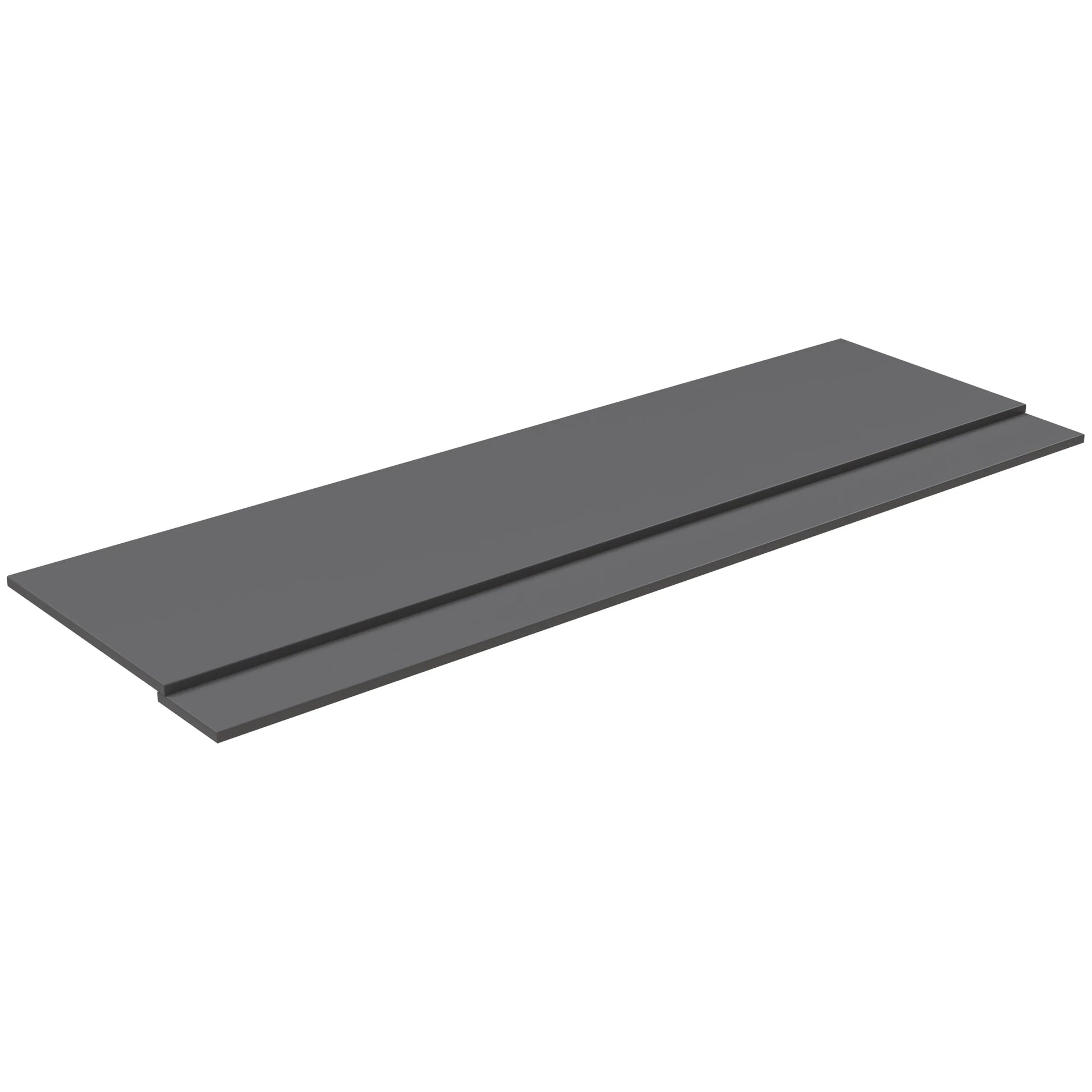 Swan Glebe 1700mm 2 Piece Bath Panel - Matt Grey