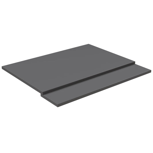 Swan Glebe 800mm 2 Piece Bath Panel - Matt Grey