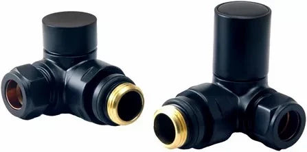 Swan TMV Non-Thermostatic Corner Valve - Black