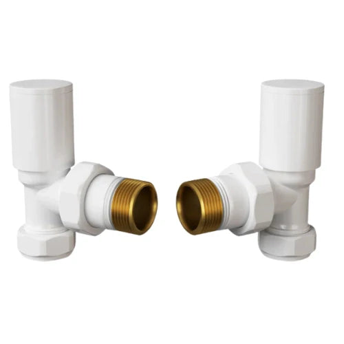 Swan TMV Non-Thermostatic Angled Valve - White