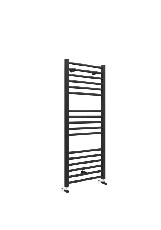 Swan Campbell Straight 1200 x 400mm Towel Warmer - Matt Black