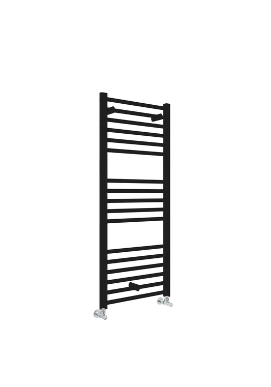 Swan Campbell Straight 1200 x 500mm Towel Warmer - Matt Black