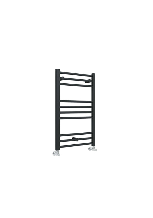 Swan Campbell Straight 800 x 500mm Towel Warmer - Anthracite