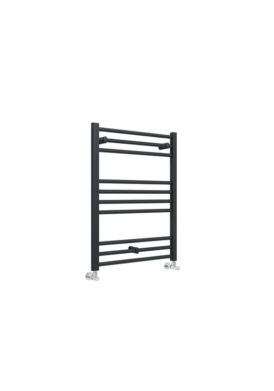 Swan Campbell Straight 800 x 600mm Towel Warmer - Anthracite