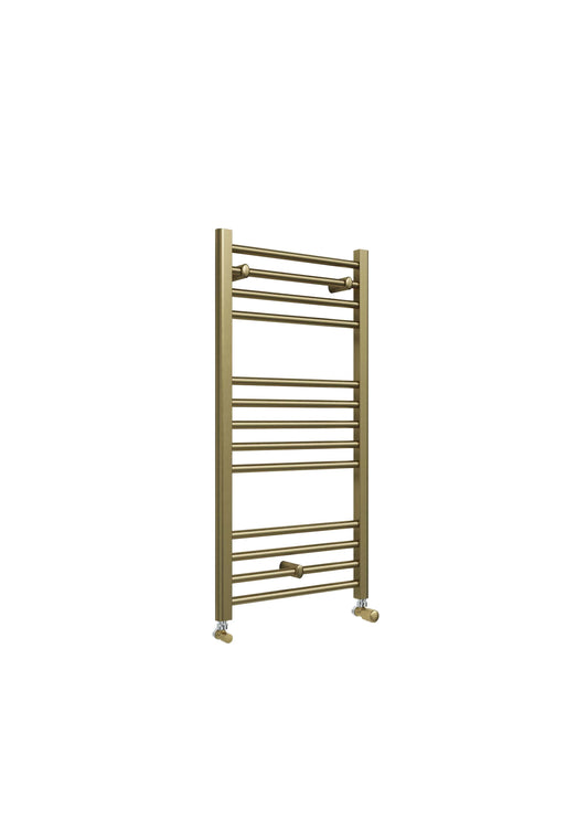 Swan Campbell Straight 1000 x 500mm Towel Warmer - Brass